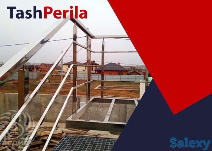 Металлические перила для лестниц на заказ в ташкенте, фотография 5