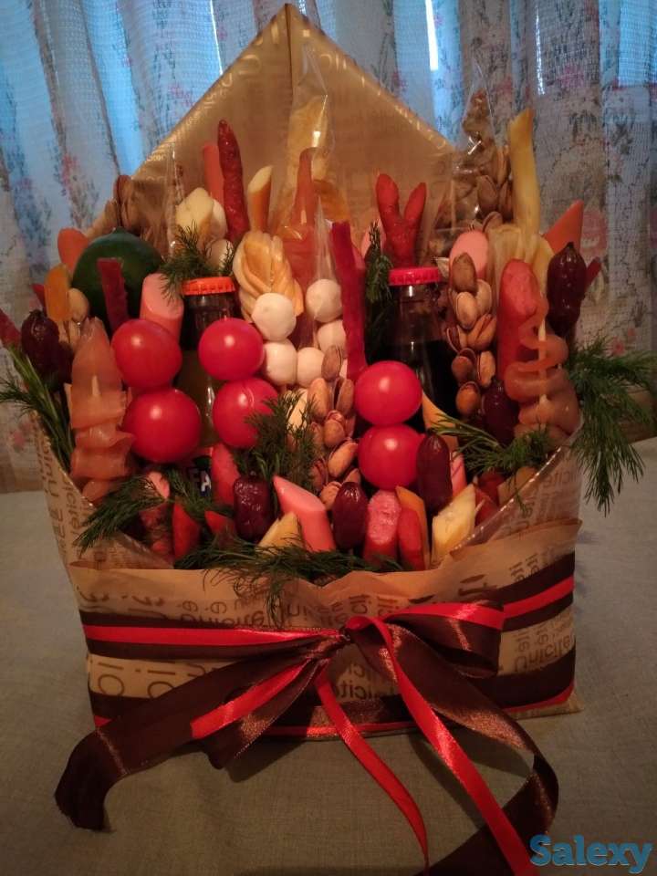 Мужские и женские фут букеты и боксы, фотография 2