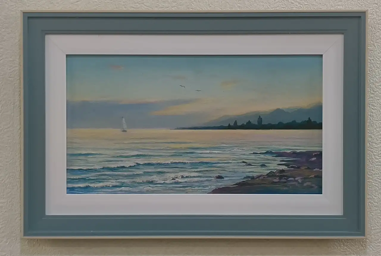 Картина маслом 60х40 с рамой, фотография 1