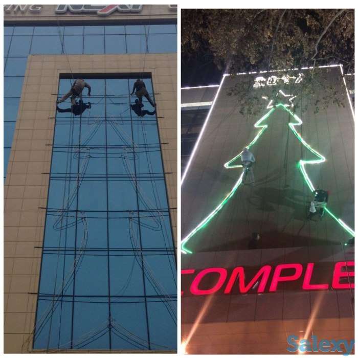 Оформление на новый год в стиле LED, фотография 3