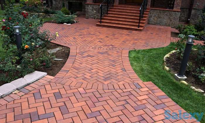 Укладка брусчатки тротуарной плитки под ключ, фотография 1