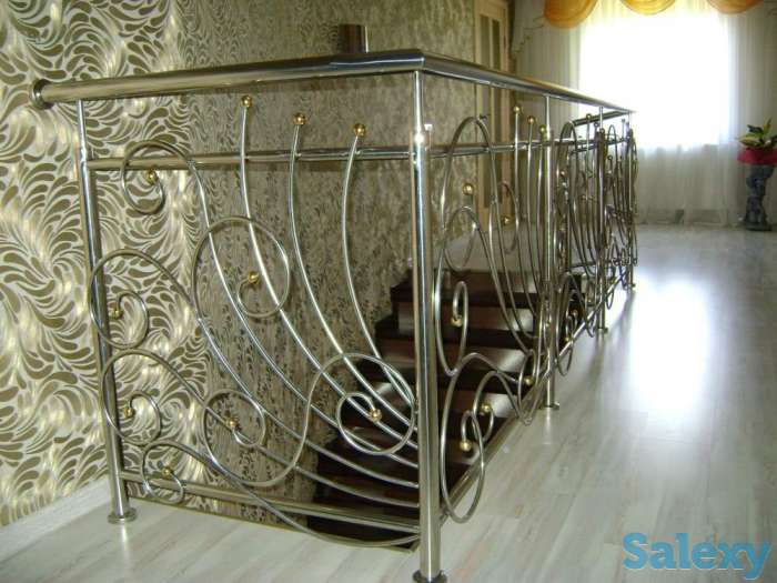 Перила из нержавеющей стали без посредников и металла., фотография 2