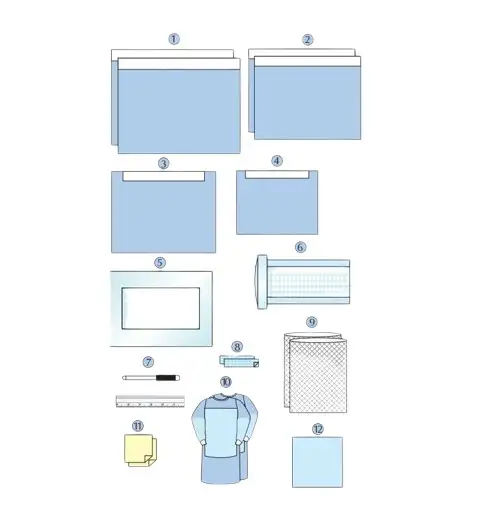 Комплект белья хирургического для операций на позвоночнике dr. green's оптом, фотография 1