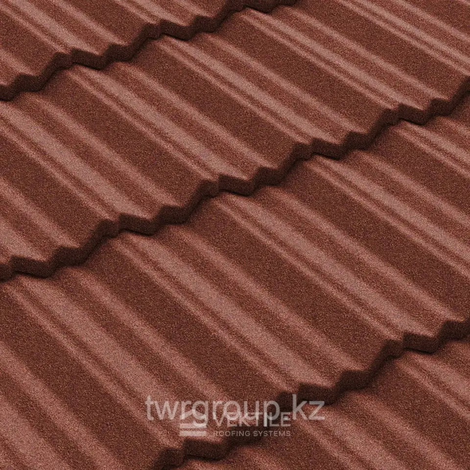 Композитная черепица Vektile, профиль Classic, Terracotta, фотография 2
