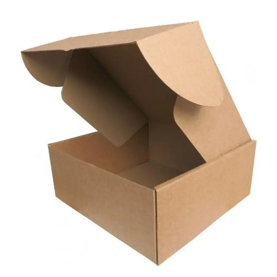 Крафт и белые коробки с крышкой, фотография 5