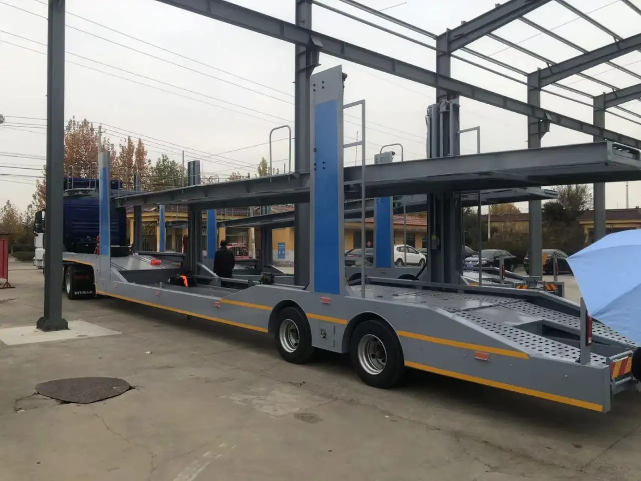 Полуприцеп автовоз CIMC 17м, фотография 3