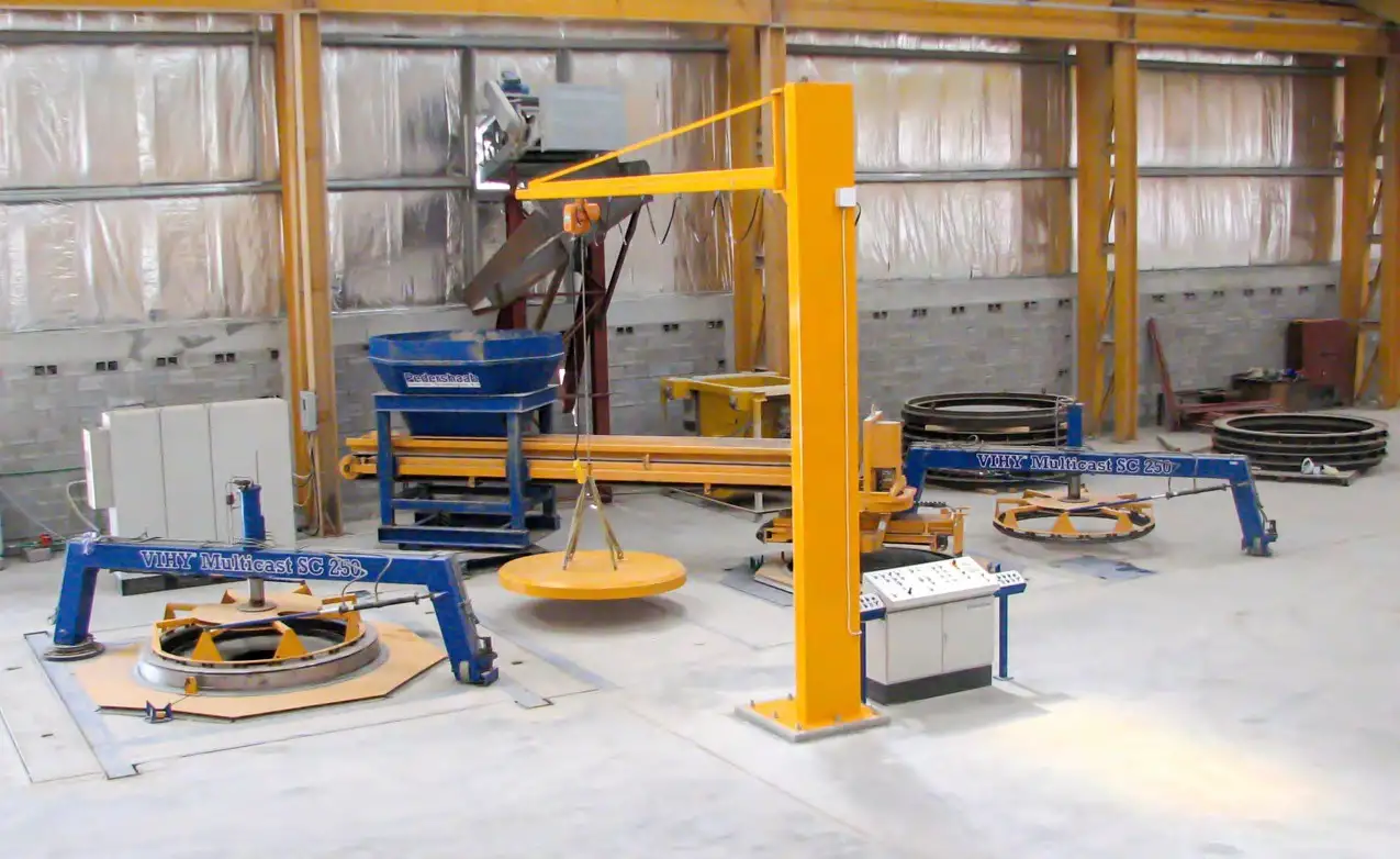 Оборудование для производства бетонных труб  VIHY Multicast, Дания, фотография 3