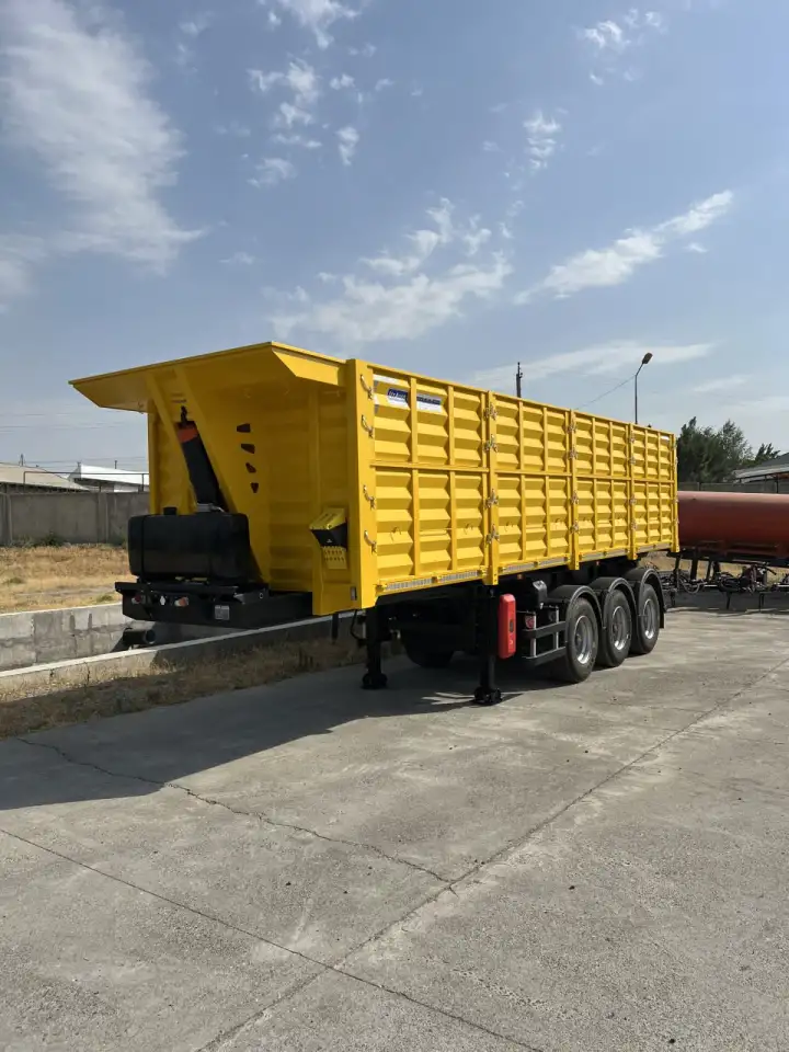 Полуприцеп-самосвал, зерновоз, объём 35 куб.м Оси TRAX, фотография 1