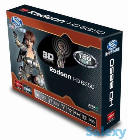 Sapphire Radeon HD 6850, 1024Mb, 256bit, 2xDVI, HDMI HDCP, фотография 1