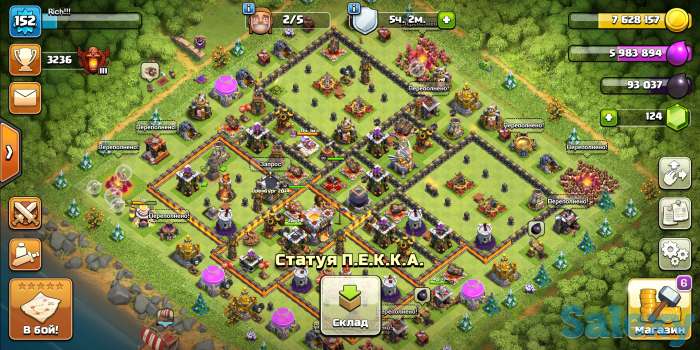 Продам аккаунт clash of clans 11 тх, фотография 1