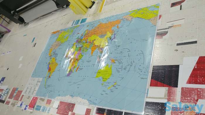 Большая политическая карта мира 250см х 150см (новая), фотография 1