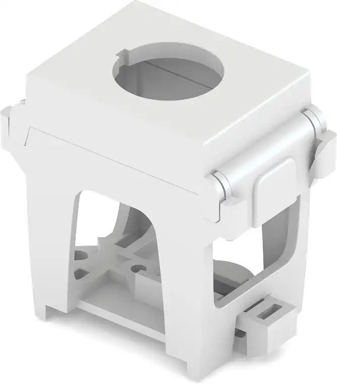 Адаптер для установки кнопки на DIN-рейку щита АК22 WHITE, фотография 1