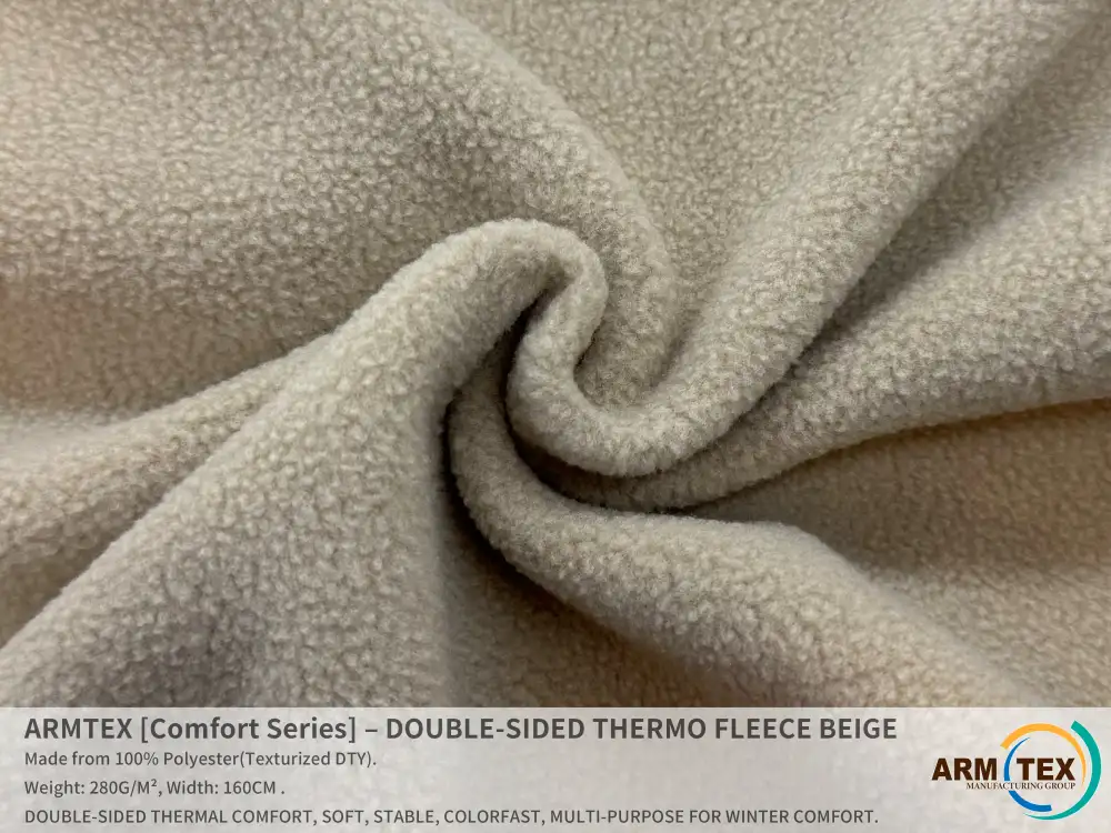 ARMTEX Comfort Series  Двусторонний Термофлис  БЕЖЕВЫЙ, фотография 1