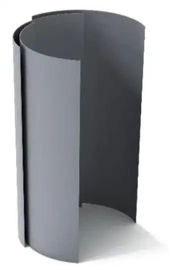 ПВХ-металл PLASTFOIL FERROPLAST 1000x2000 метал-0,6 мм,пвх0,8 RAL 7030, фотография 3