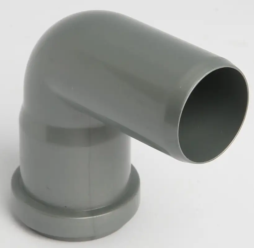 Отвод полипропиленовый 50 мм, s 0,8-15 мм, Способ присоед.: внутр. резьба; наружн. резьба..., фотография 1