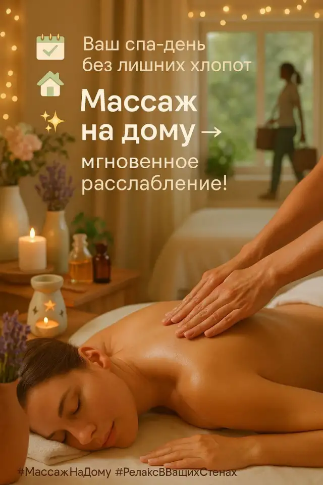 Массаж на дому, фотография 1