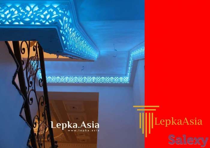 Лепнина лепка тяга на заказ фасадная лепка декор Лепка тяга калона, фотография 1