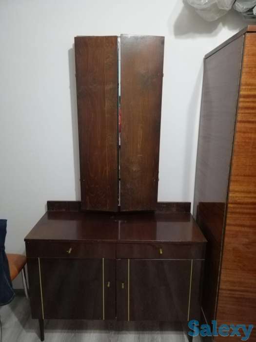 Трильяж, трюмо с ящиками и зеркалами, фотография 6