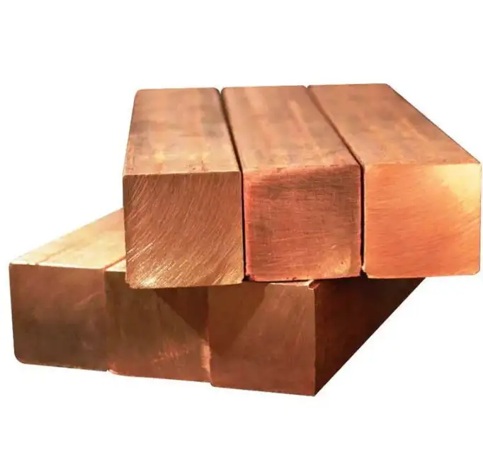 Квадрат медный, s: 10; 20; 28; 3... мм, Марк.: М1, фотография 1