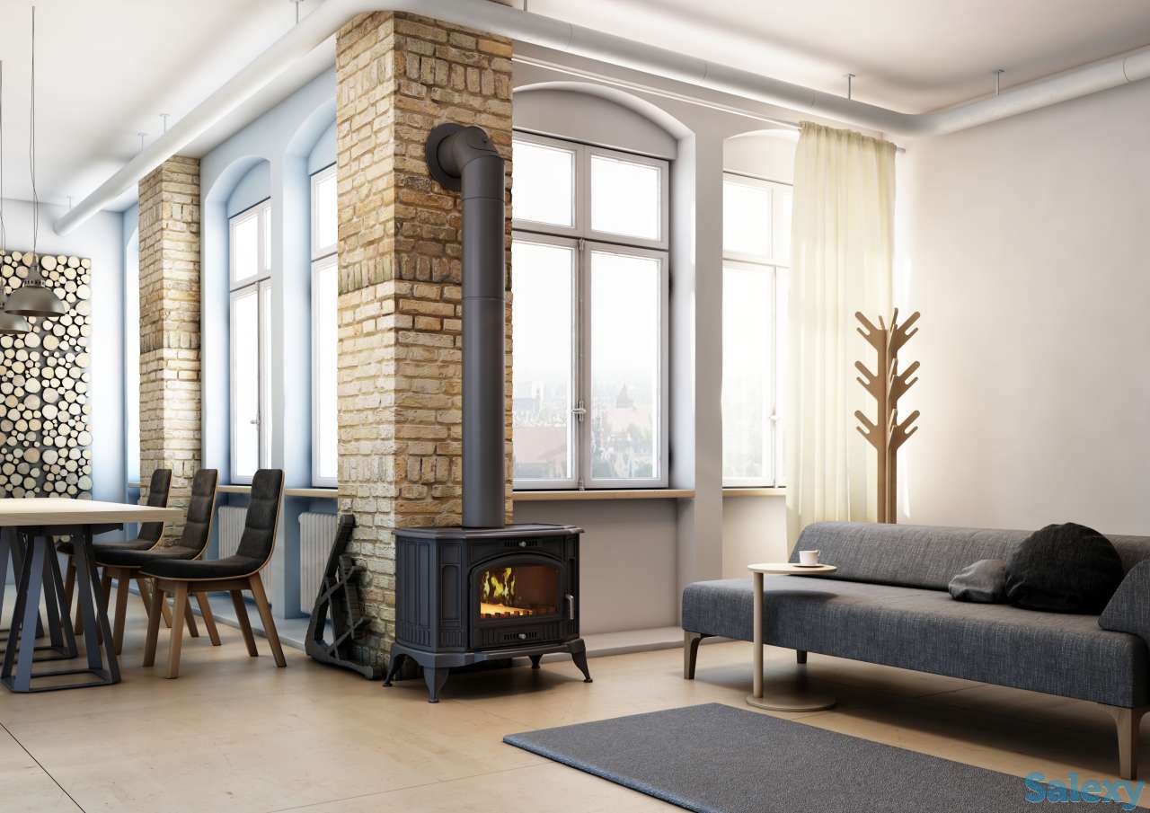 Дровяная печь koza k 9 kratki в Ташкенте, Узбекистане камин, топка, pech, kamin, ideasvet, фотография 6