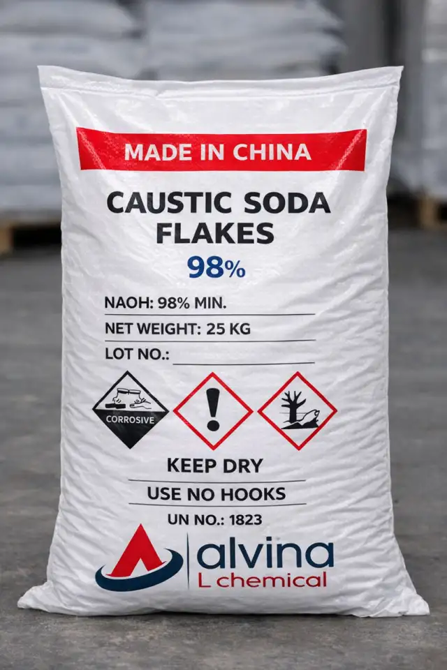 Каустическая сода чешуированная, фотография 1