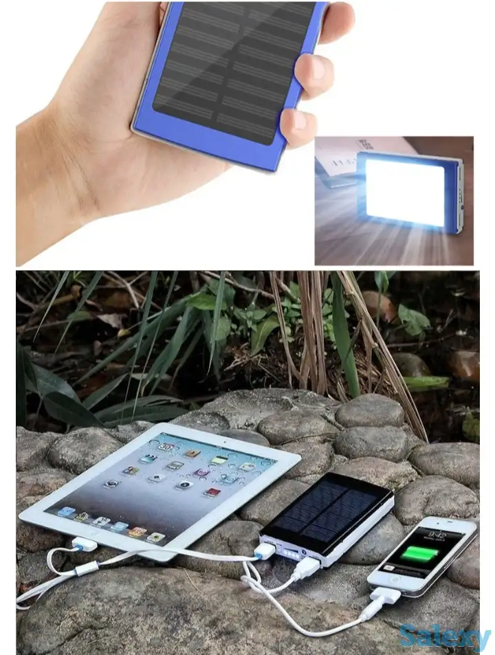 Повер банк,внешний аккумулятор.На солнечных батарейках.Новый.Смотрите фото., фотография 1