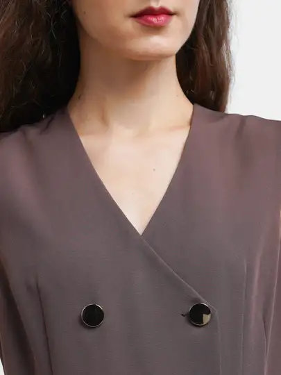 Платье женское, летнее на запах, повседневное праздничное, миди,хлопок, фотография 10