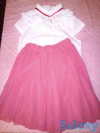 Блузка и юбка на девочку, фотография 1