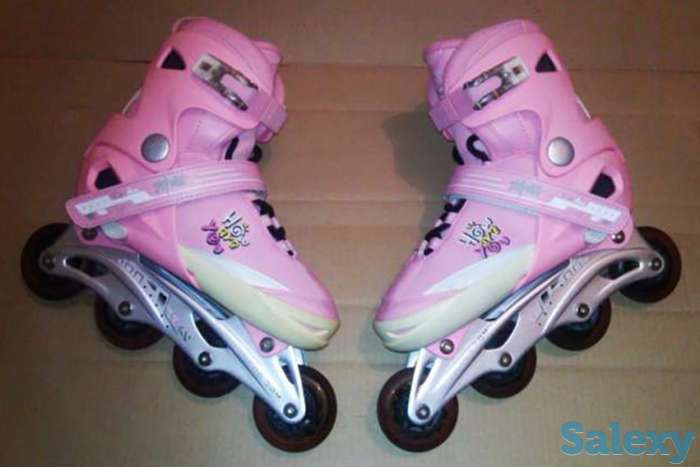 Ролики + защита + шлем. Размер 34 - 38, фотография 1