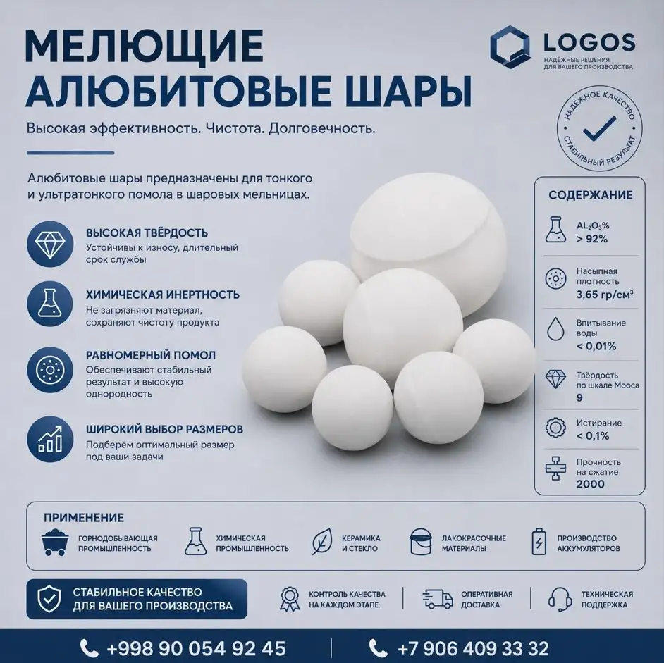 Мелющие шары для мельниц, фотография 1