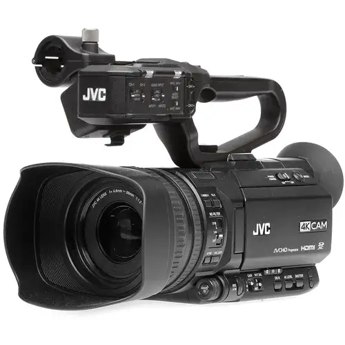 JVC GY-HM250 UHD 4K Streaming Camcorder with Built-in Lower-Thirds Graphics, фотография 1