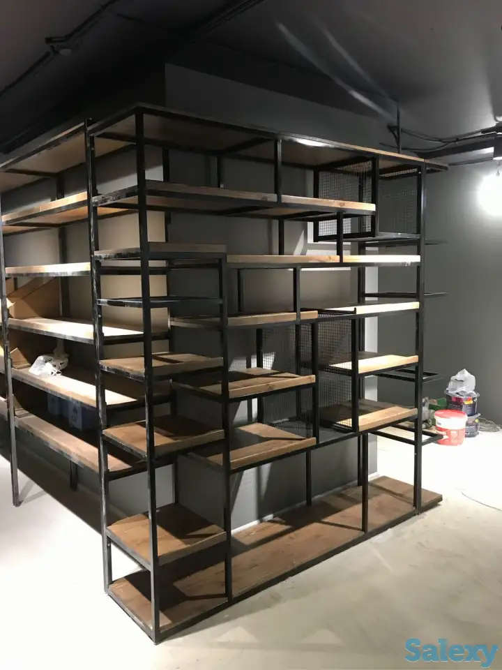 Торговые стеллажи и витрины для магазинов, аптек и торговых точек, фотография 2