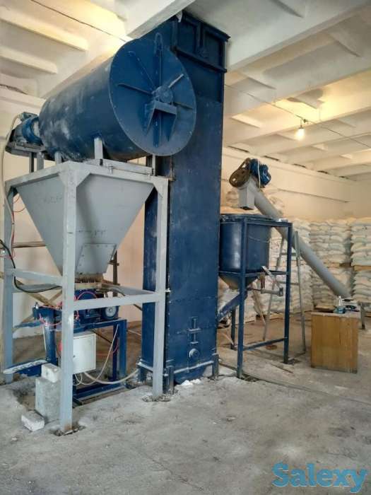 Нория ковшовая зерновая, ленточный транспортёр, элеватор, цепная нория, фотография 1