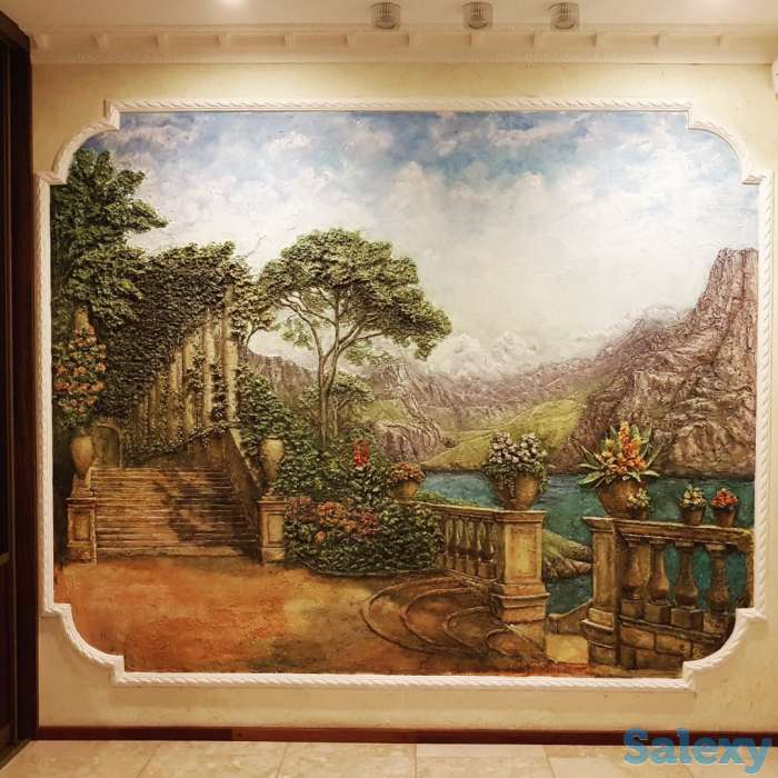 Барельеф Роспись Скульптуры Водопады Фонтаны Дизайн Архитектура, фотография 5