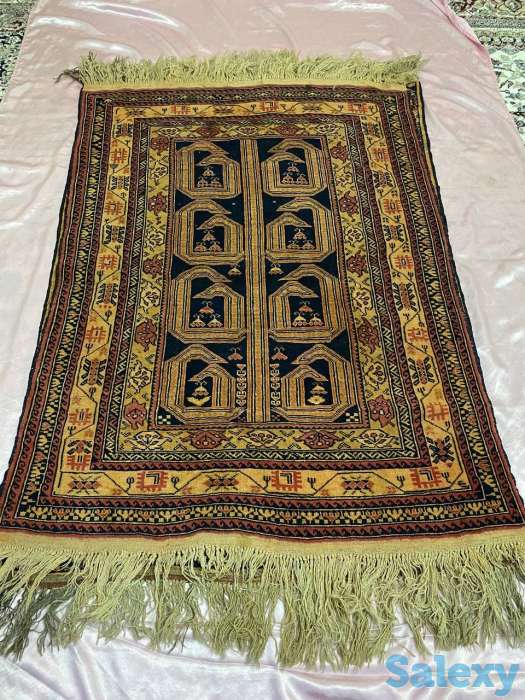 Афганский шерстяной ковер. 100% шерсть. Ручная работа, фотография 1