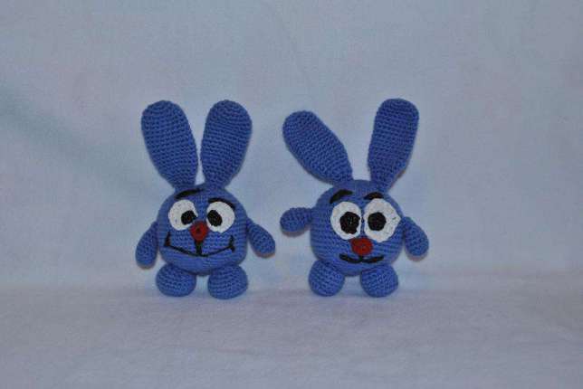 Продам вязанные игрушки 'смешарик Крош' (hand made), фотография 1