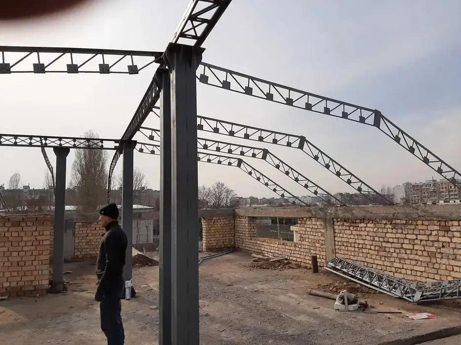 Производство тяжёлых металлоконструкций. Монтаж сендвич панелей, фотография 12