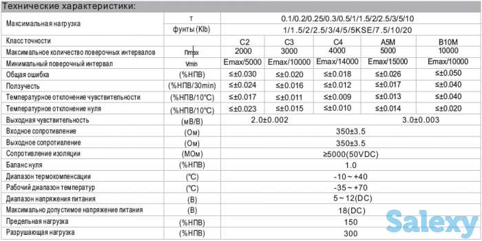 H8C - балочный тензометрический датчик на сдвиг, фотография 3