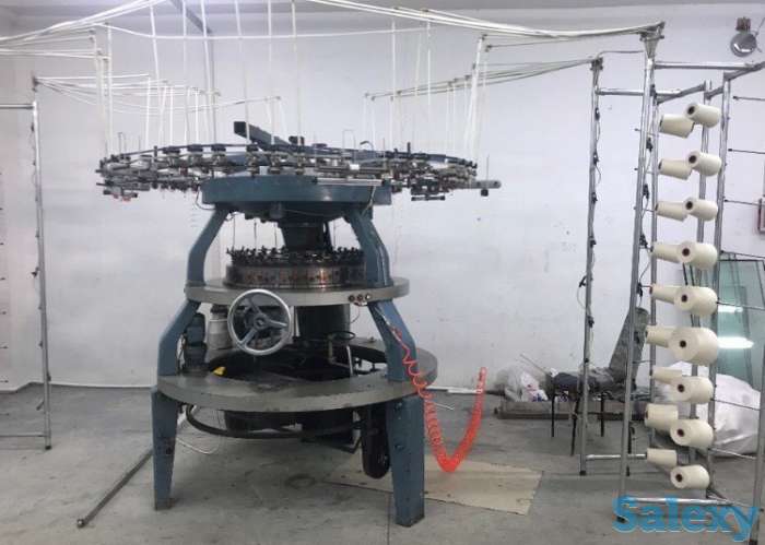 Кругловязальная машина трикотаж, фотография 1