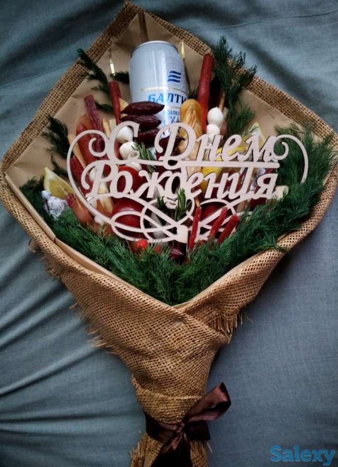 Мужские и женские фут букеты и боксы, фотография 3