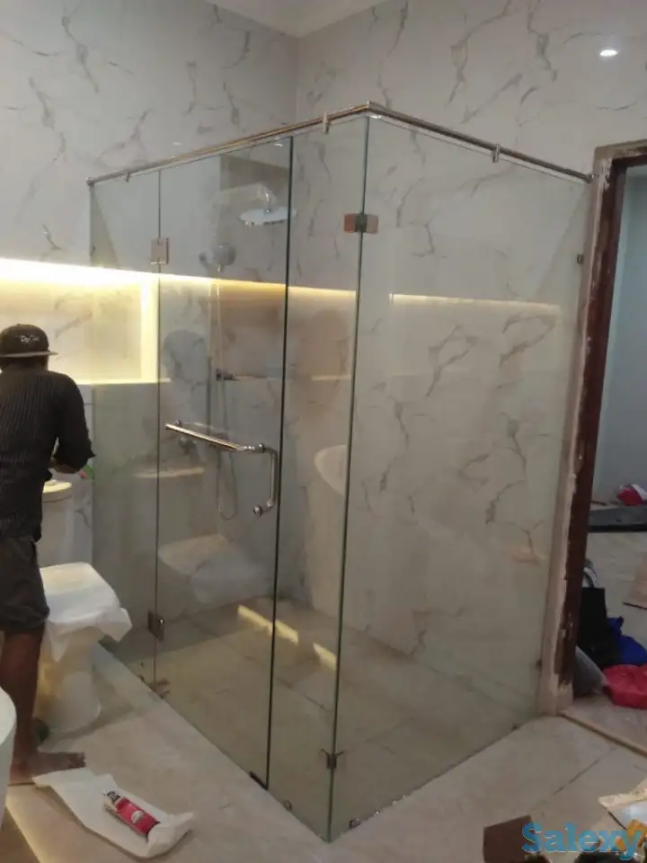 Душевые стеклянные кабины.  Для дачи, для дома, для квартиры, для SPA салонов , фотография 7
