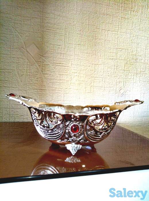 Мельхиоровая посуда для праздничного стола, фотография 4