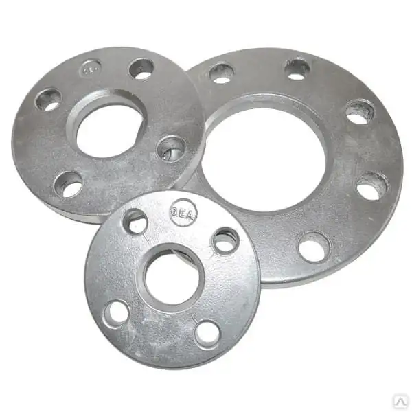 Алюминиевый фланец вентиляционный, D наружн. 20-350 мм, Дваление: Ру 10, Стандарт: DIN 2642, фотография 1