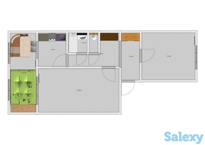 Аренда или продажа, ИБН Сино 1, фотография 1