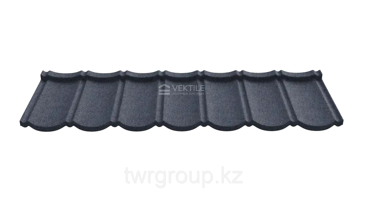 Композитная черепица Vektile, профиль Bond, Charcoal, фотография 2