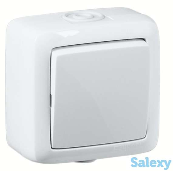 Ультратонкие розетки и выключатели открытой установки степень защиты IP44 от HEGEL, фотография 1