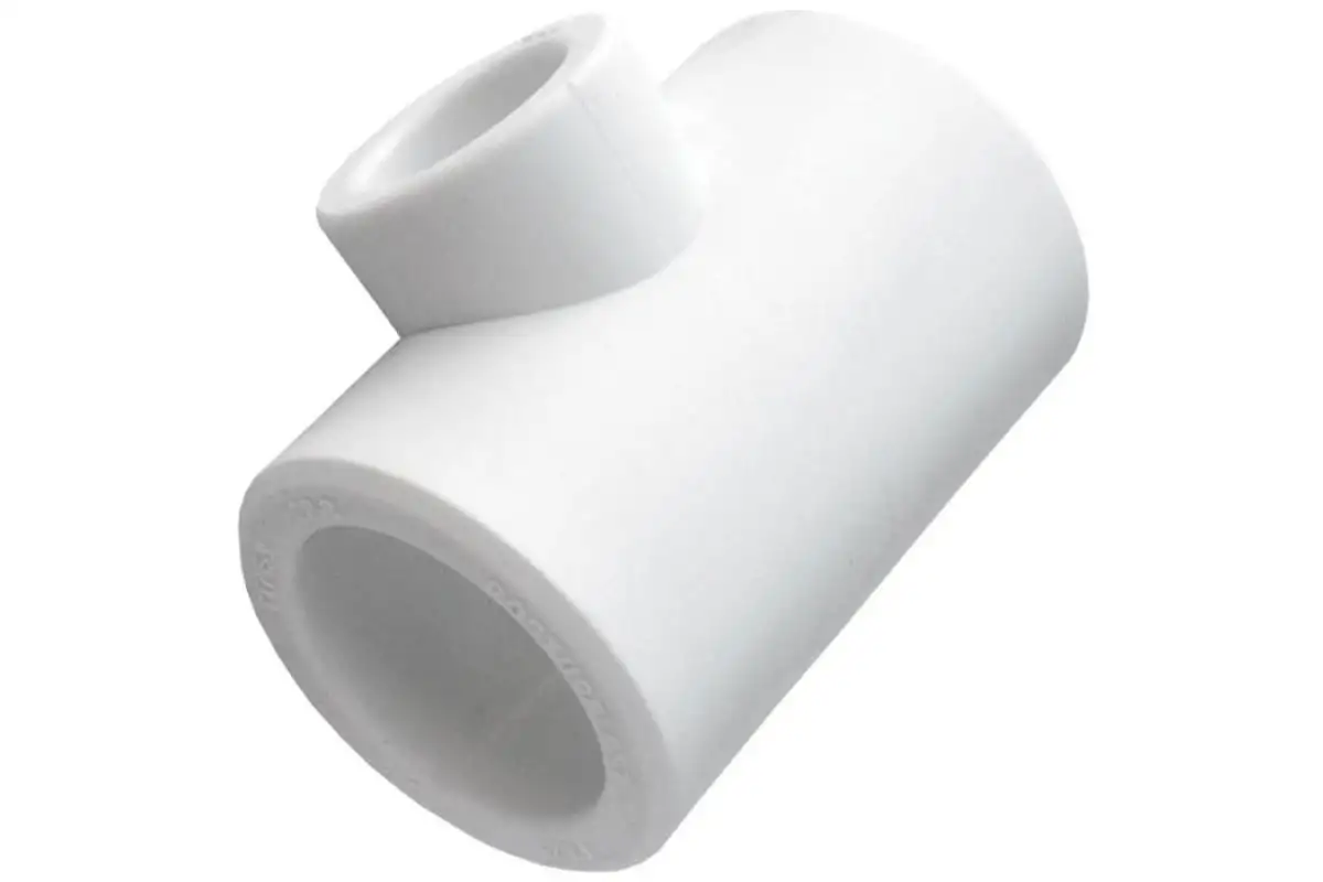 Тройник полипропилен, полиэтилен, металлопластик D3: 14-2200 мм, Матер.: полипропилен..., фотография 1