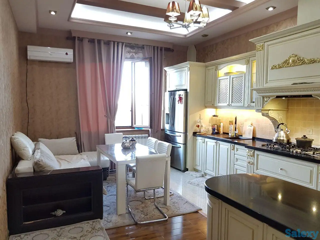 Новостройка,парк Бабура,4-комнатная,4/8,150 м²,классика,мебель,техника, фотография 2