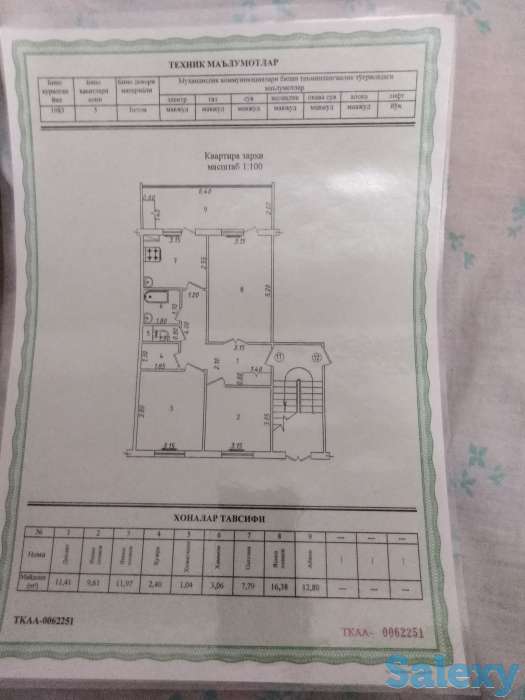 Срочно продается своя 3-х комнатная квартира на Юнусабаде-17, фотография 1