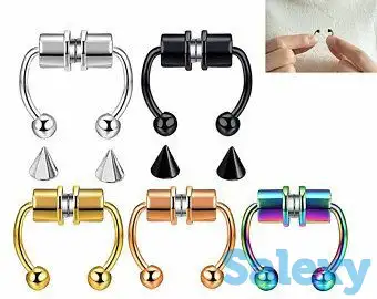 Пирсинг обманка на магните, фотография 1